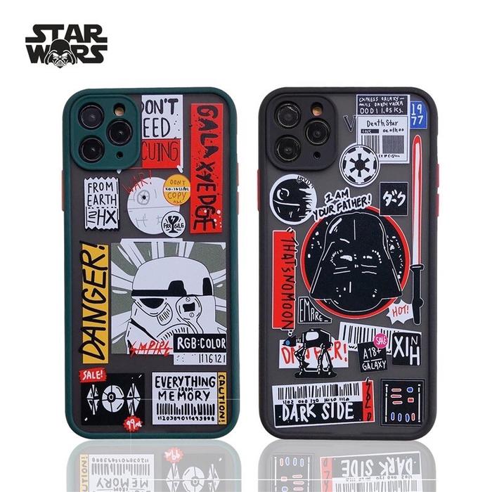Gambar HYBRID PREMIUM CASE STARWARS IPHONE 6 7 8 + PLUS X Xs MAX Xr 11 PRO 12 - Hitam, 6/6S dari INS Store Case undefined Tokopedia