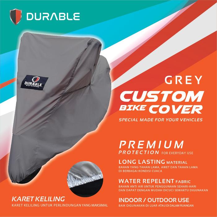 Gambar Yamaha Scorpio Sarung Motor/Selimut Motor DURABLE - Abu Abu dari Durable Indonesia undefined Tokopedia