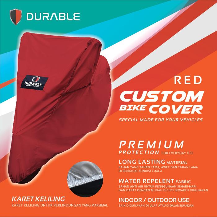 Gambar Yamaha All New Soul GT X-Ride ASE SE Cover Sarung Motor Durable Premium - Merah, Yamaha All New Soul GT dari Durable Indonesia undefined Tokopedia