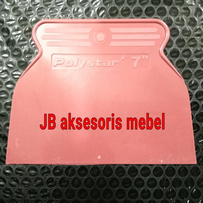 Gambar KAPI PLAMIR PVC 7" / KAPI DEMPUL PLASTIK 17,5 cm harga PERBIJI dari JB aksesoris mebel undefined Tokopedia