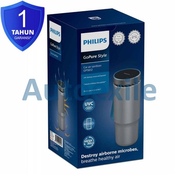 Gambar Philips GoPure GP5611 GP5612 GP5613 Pembersih Udara Interior Mobil - GP5612 Silver dari Autoexile undefined Tokopedia
