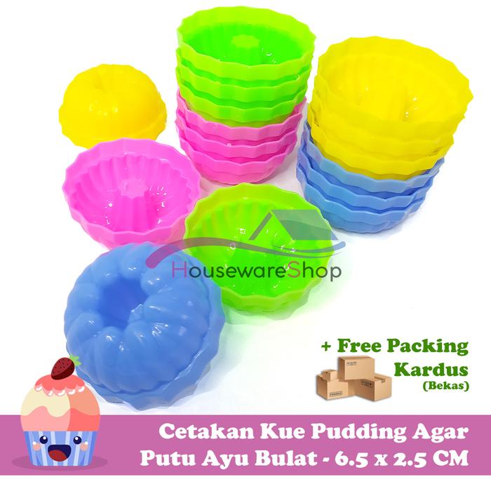 Gambar Cetakan Kue Puding Agar Putu Ayu Bulat - 6.5 x 2.5 CM dari Houseware Shop ID undefined Tokopedia