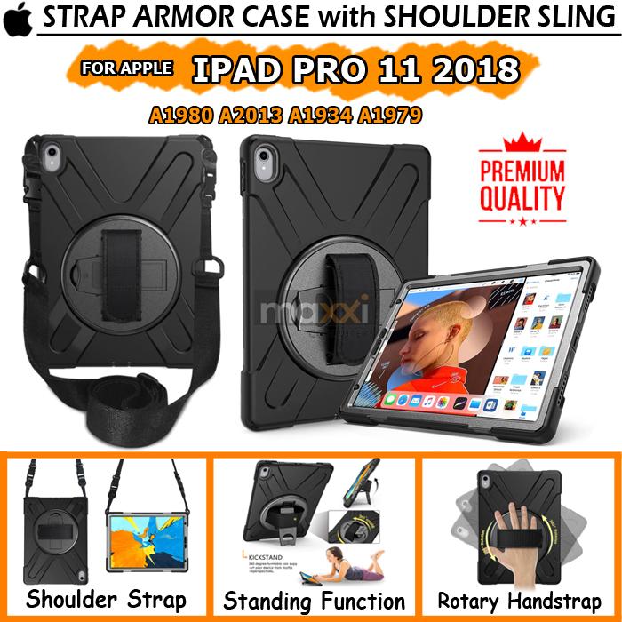 Jual iPad Pro 11 2018 A1980 A2013 A1934 A1979 Strap Armor Hard