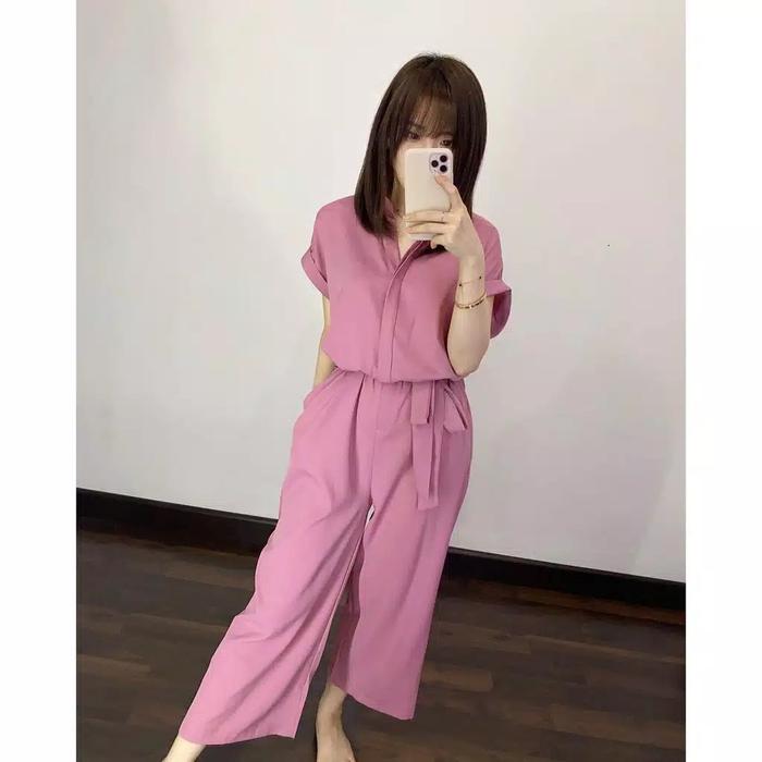 Gambar GISELA JUMPSUIT/Jumpsuit Wanita - Biru, L dari GUNADI_STORE undefined Tokopedia