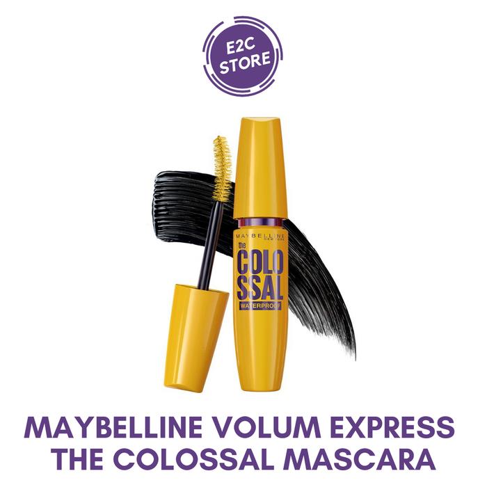 Gambar [100% ORI] Maybelline Volum Express The Colossal Waterproof Mascara dari E2C Store undefined Tokopedia