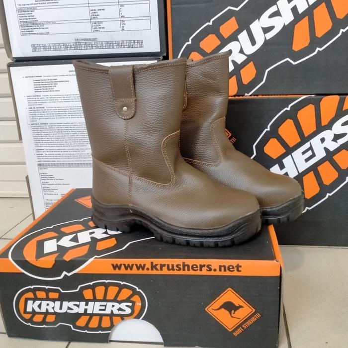 Jual Sepatu Krushers TEXAS safety shoes krusher texas brow Jakarta