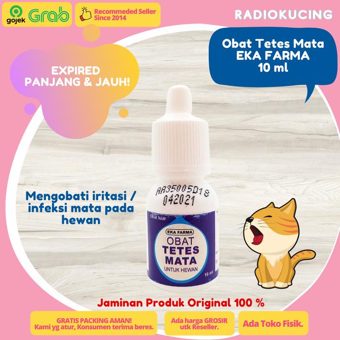 Gambar Obat Tetes Mata Eka Farma Hewan Anjing Kucing Kelinci dari RADIO KUCING undefined Tokopedia