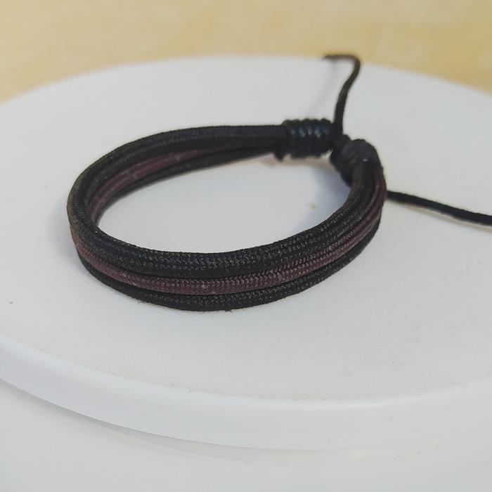 Gambar Gelang Prusik Kombinasi 3 Rangkap Harga Grosir - Cokelat Silver dari Cahaya Aksesoris_NEW undefined 2 Tokopedia