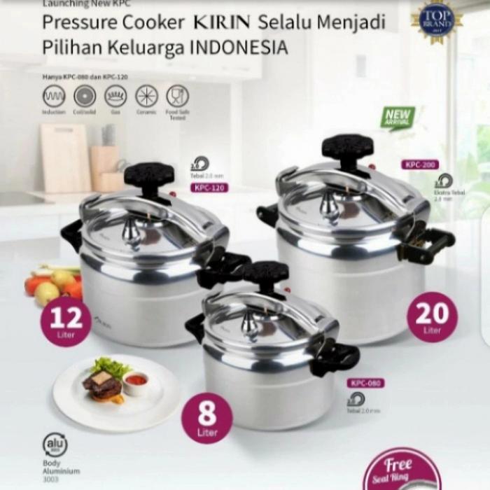 Gambar Panci Presto Kirin High Pressure Cooker 12 KPC-120 dari Toko Susan92 undefined Tokopedia
