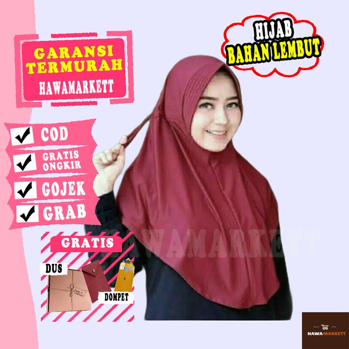 Gambar HAWAMARKETT HIJAB INSTANT HIJAB LANGSUNG HIJAB MURAH JILBAB KERUDUNG - Putih dari HAWAMARKETT undefined Tokopedia