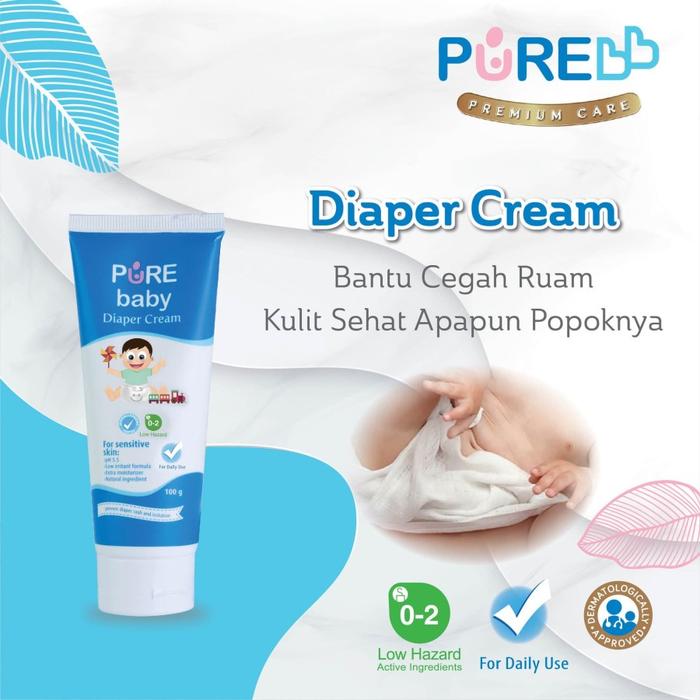 Gambar Pure Baby Diaper Cream 100 gr dari HT Baby Shop undefined Tokopedia