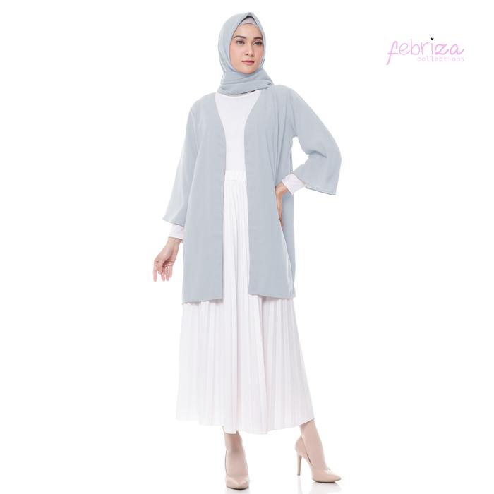 Gambar Kania Outer Febriza Collections - Grey dari Febriza Collections undefined Tokopedia