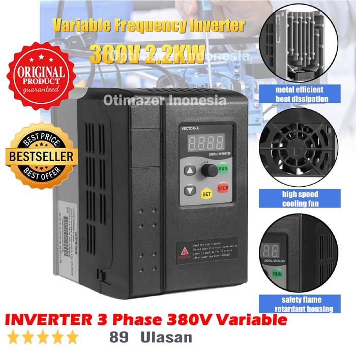 Jual INVERTER 3 Phase 380V Variable Frequency Motor Drive Speed Control ...