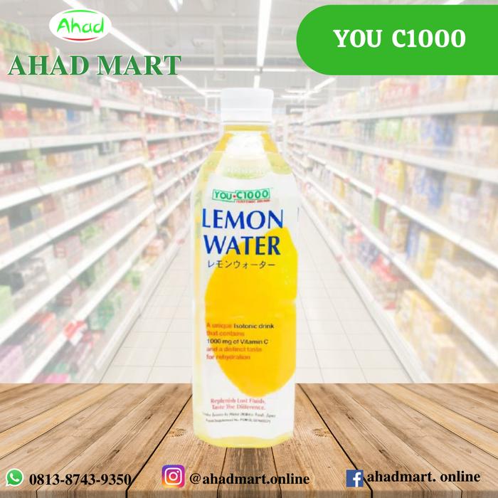 Gambar YOU C 1000 Lemon Water 500ml dari ahadmart undefined Tokopedia