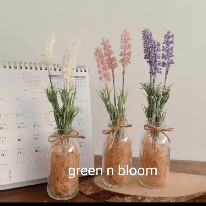 Gambar bunga vas plastik artificial shabby chic model G pajangan home decor dari Green N Bloom undefined Tokopedia