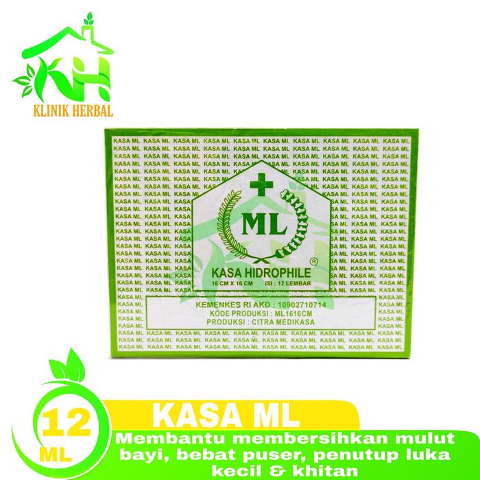 Gambar Kasa Hidrophile ML / Kasa Steril - KASA ML 16X16 dari Klinik Herbal 888 undefined Tokopedia