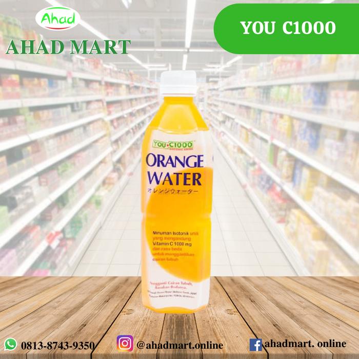 Gambar YOU C 1000 Orange Water 500ml dari ahadmart undefined Tokopedia