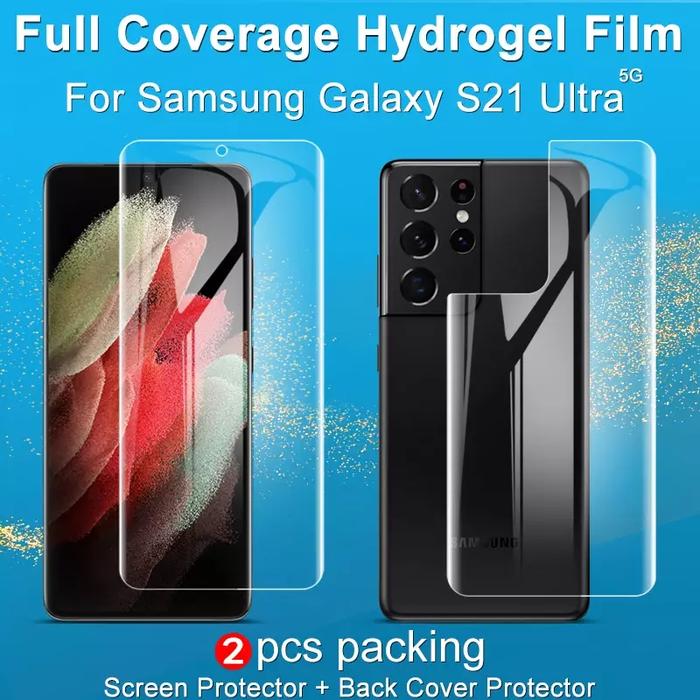 Imak Hydrogel Samsung Galaxy S21 Plus S21 Ultra Screen Protector S21  Ultra