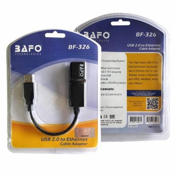 Gambar Converter Usb2.0 To LAN BAFO GIGABIT Bafo BF-326 Kabel Usb To LAN Orig dari makmur aksesoris undefined Tokopedia