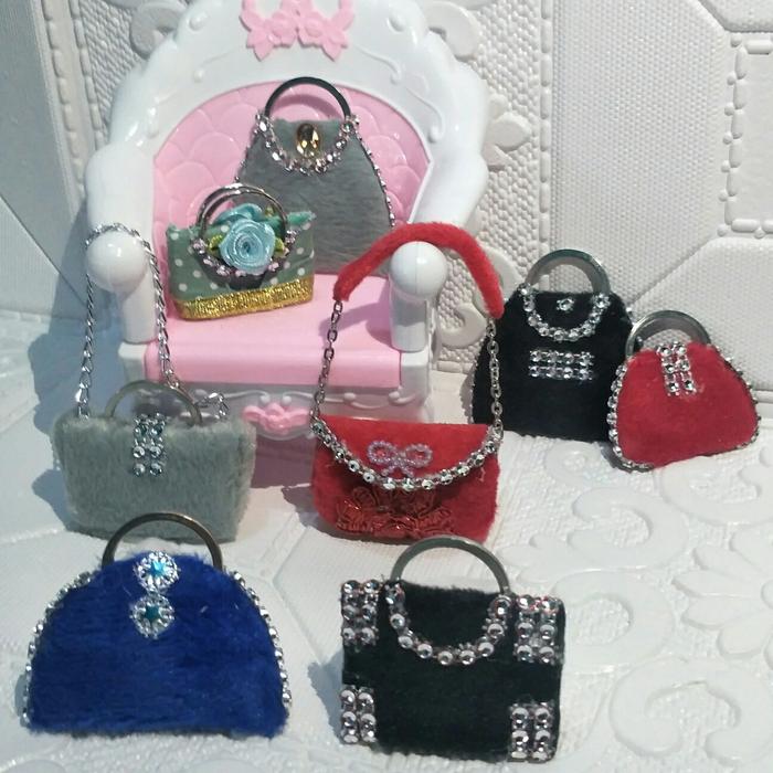Gambar Exclusive Tas Barbie/ Aksesoris Barbie/ Handbag/ Purse/ Elegant - Biru dari Edelweiz Collection undefined Tokopedia