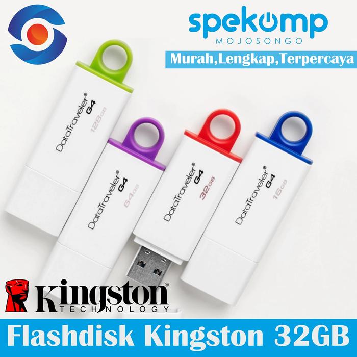 Gambar Flash Disk Kingston 32 GB Data Storage Aksesoris Komputer Laptop dari Spekomp undefined Tokopedia