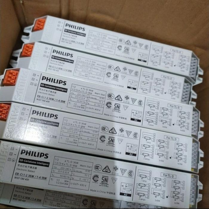Jual PHILIPS BALLAST TRAFO ELEKTRONIC TL/NEON EB-Ci 1-2 X 36W/3-4 X 18W ...