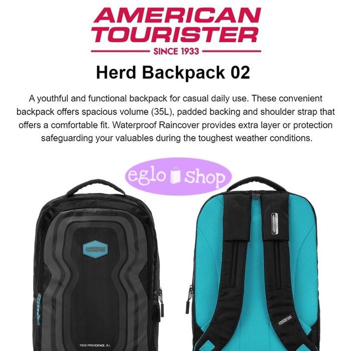 American Tourister Backpack Herd 