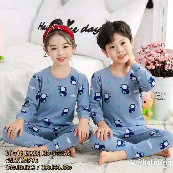 Gambar Set Piyama Anak Karakter Lucu Baju Tidur Unisex Cewe Cowo - 1, 110 dari Baju Tidur Bandung undefined Tokopedia