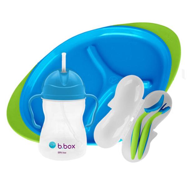 Gambar B.Box Feeding Set - Ocean Breeze dari mybabyfess undefined Tokopedia