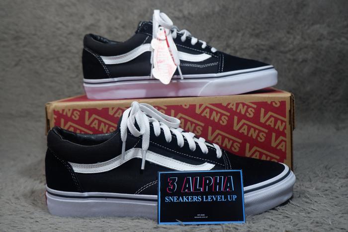 Gambar Sepatu Vans Oldskool Black White Original BNIB - 41 dari 3alpha undefined Tokopedia