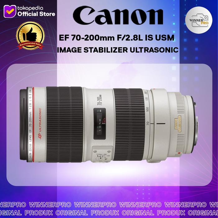 LENSA CANON EF 70-200mm IS II USM 70 200mm l is ii usm di  Tokopedia - Main Image