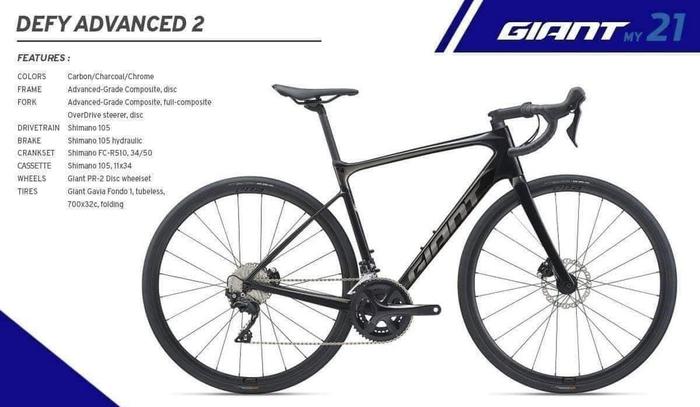 Jual giant defy advanced 2 2021 - Kota 