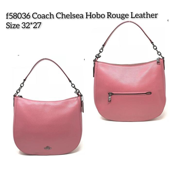 COACH CHELSEA HOBO ROUGE 