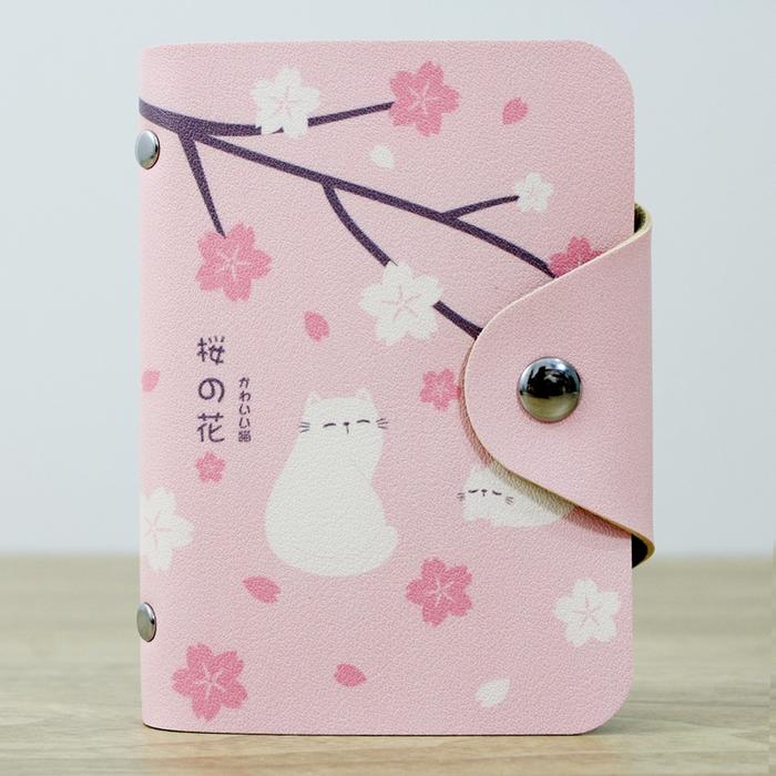 Gambar Dompet Kartu Kucing Sakura 20 slot - 4 dari Alat Tulis Senang undefined Tokopedia