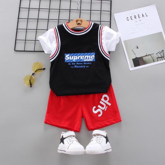 Gambar Supreme Boy Set - Hitam, S dari BEBIBONKIDSSTUFF undefined Tokopedia