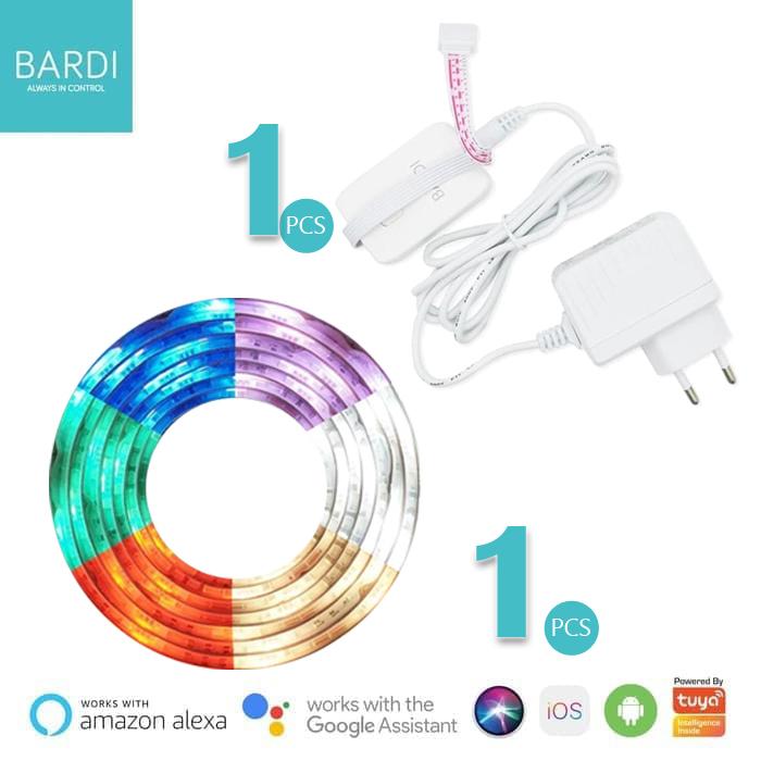 Gambar BARDI LED 2/4m Pack - Bundle Promo, isi 1/2 LED Strip & 1 adaptor - LED 2 meter dari BARDI Smarthome ID undefined Tokopedia