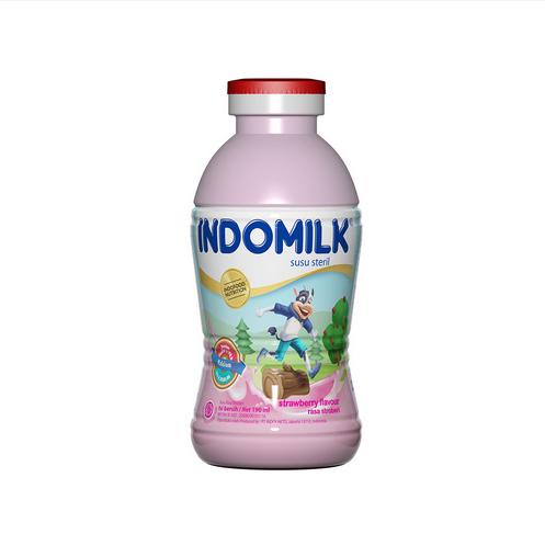 Gambar Indomilk Susu Cair Botol Chocolate/Melon/Strawberry 190Ml - Strawberry dari Kyan Mart undefined Tokopedia