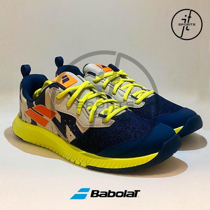 Jual Sepatu Tenis Anak Babolat Pulsion Blue Junior Tennis Shoes