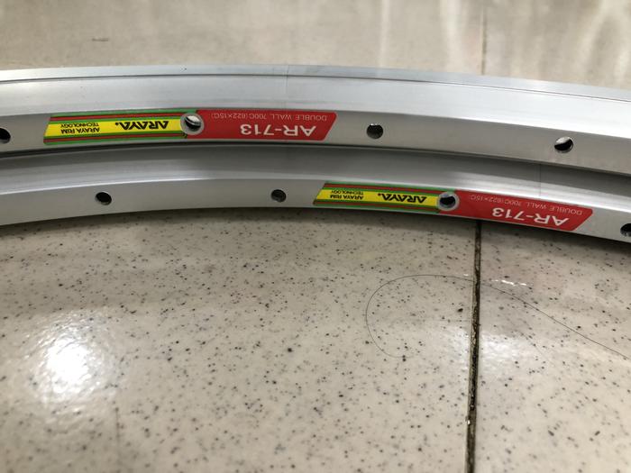Jual VELG RIMS ARAYA AR 713 SILVER 622 x 15c RIM BRAKE NOS VINTAGE ...