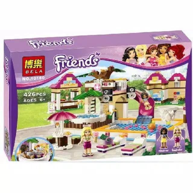 Mainan Anak Brick Bela Friends Heartlake Swimming Pool di  Tokopedia