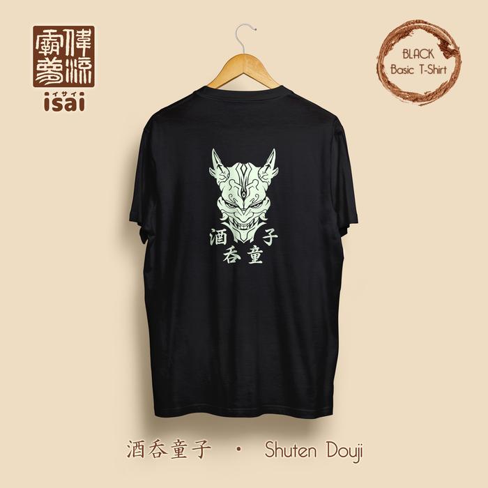 Gambar isaishodo - SHUTEN / Basic / T-Shirt / 9 Warna / Kaos Jepang / Unisex - Black - Glow, S dari isaishodo_NEW undefined Tokopedia