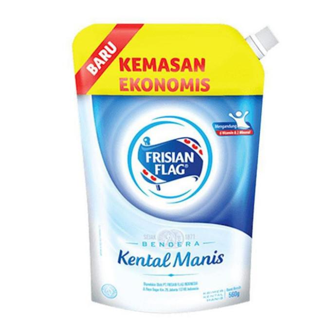 Gambar FRISIAN FLAG Skm Susu Bendera Putih Pouch 560 ml - PUTIH AEESHASTORE dari Aeeshastore undefined Tokopedia