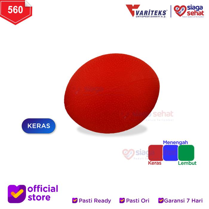 Gambar Variteks - Silicone Hand Rehabilition Ball (Penunjang gerak/stroke) - Merah dari Siaga Sehat Medical Store undefined Tokopedia