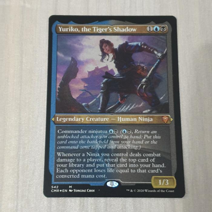 Gambar Yuriko, the Tiger's Shadow Foil Etched Commander Legends - MTG dari StoreVS undefined Tokopedia