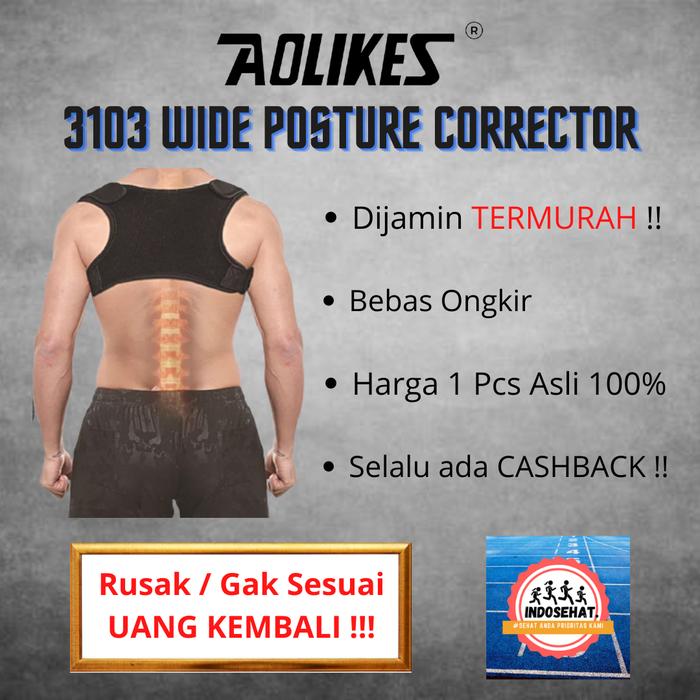 Gambar Aolikes 3103 Posture corrector - back correction / Penyangga punggung dari IndoSehat. undefined Tokopedia
