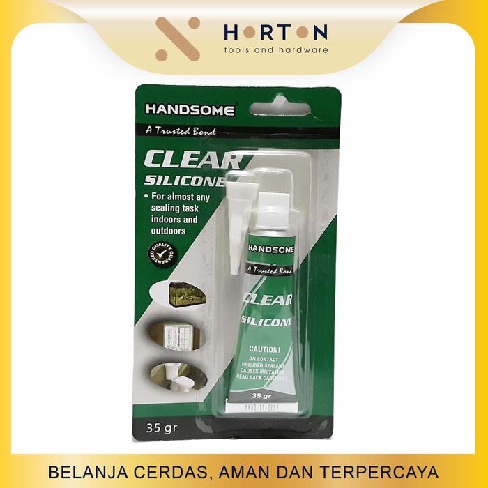 Jual Lem Silikon HANDSOME Clear Silicone Sealant Odol Sealent Kaca