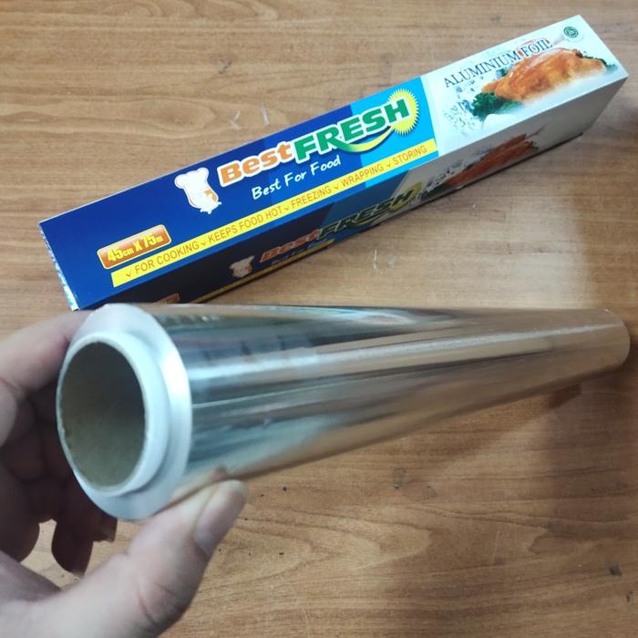 Gambar NEW - ALUMINIUM FOIL ROLL BEST FRESH FOR FOOD - UK 45 cm X 75 meter dari BCA PACK undefined Tokopedia