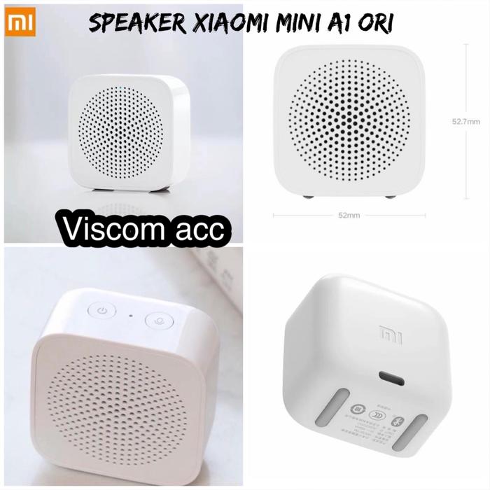 Gambar Speaker xiaomi mini A1 original Bluetooth + mic dari Viscom Acc undefined Tokopedia