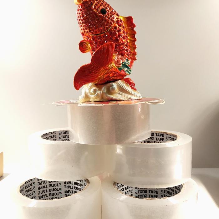 Gambar HARGA Pabrik!Lakban BENING Etona 45mm x 100 yard. Hampir 2 inches - Cokelat dari KREAZI undefined Tokopedia