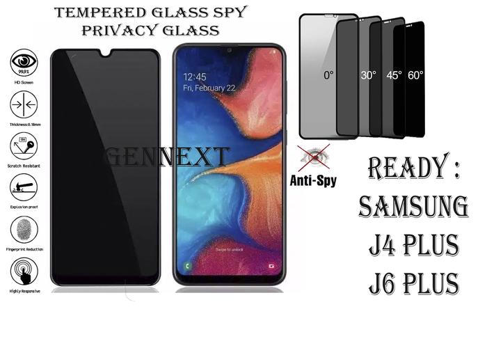 Gambar GENNEXT Tempered Glass Privacy Anti Spy Full Glue untuk Samsung j4 j6 j6plus J4PLUS Ketebalan 0.3mm Material Kaca Premium Lem Seluruh Permukaan - SAM J4PLUS dari GENNEXT OFFICIAL STORE Kota Administrasi Jakarta Pusat Tokopedia